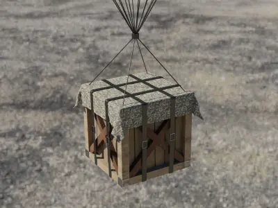 Military Drop Box 3D model
