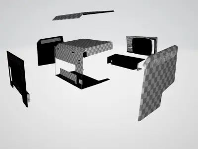 Apple Lisa 2 Macintosh XL PART Specialle 3D model