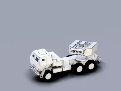 High Mobility Artillery Rocket System 3D print model
