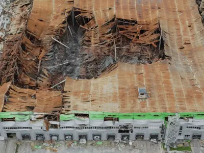 USCANS Ukraine Buildings set 6 Low-poly 3D model