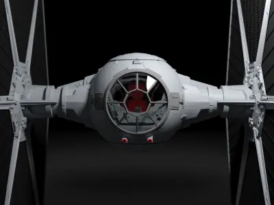 Star Wars Imperial Tie Fighter Free 3D model