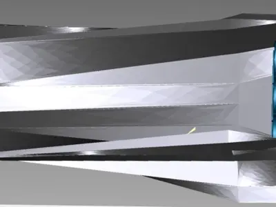 Custom Designed triple jet driven SpeedBoat 3D print model