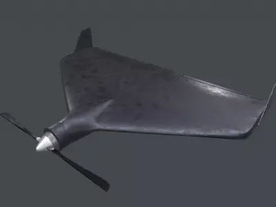 Dron low poly 3d model Free low-poly 3D model