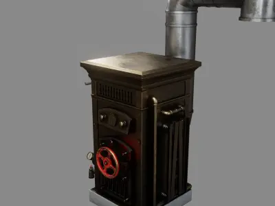 Vintage Boiler Free 3D model