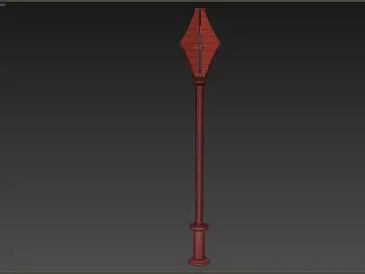 Medieval Weapon Mace Low-poly 3D model
