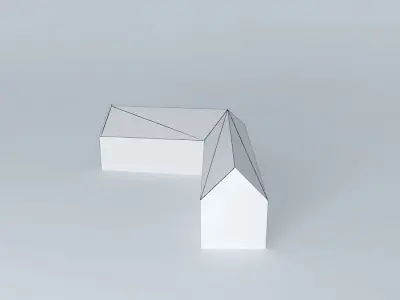 Former computer center building Free 3D model