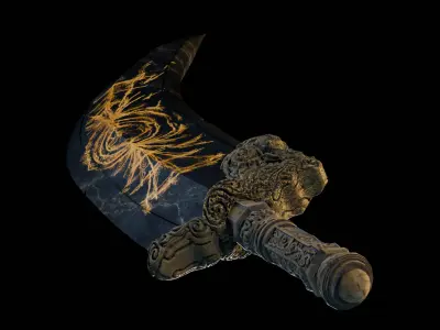 Radahn Starscourge Greatsword 3D model