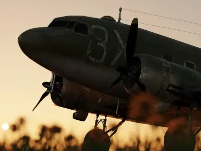 C-47 Skytrain 3D model