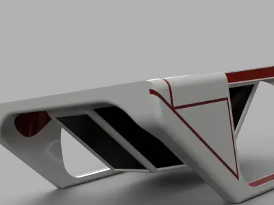 Autonomous rideshare eVTOL aircraft 3D model