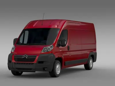 Citroen Relay Van L3H2 2006-2014 3D model