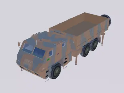 Avibras Astros II AV-RMD EB Low-poly 3D model