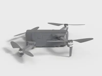 FOLDABLE GPS DRONE 3D model