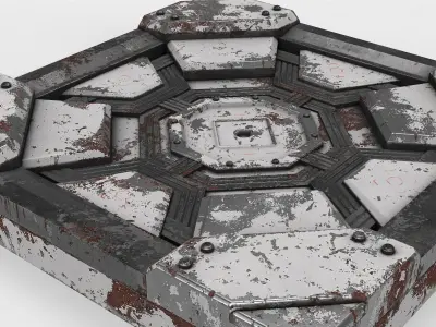 panel sci-fi 05 3D model