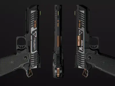 JW4 TTI Pit Viper Low-poly 3D model