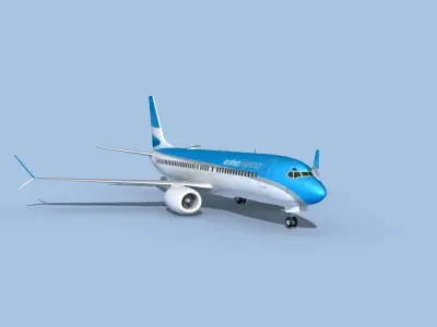 Boeing 737-8 Max Aerolineas Argentinas 3D model