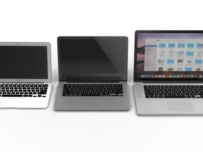 MacBook Collection 3D model