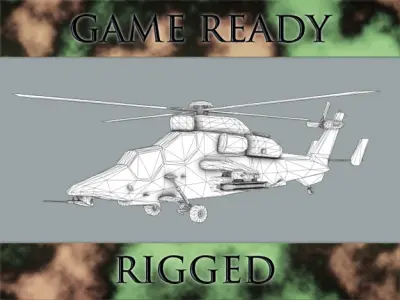 Battle Helicopter 3D model