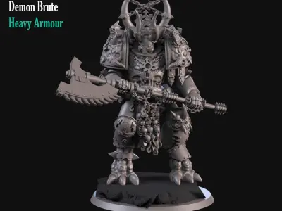 Demon Brute 3D print model