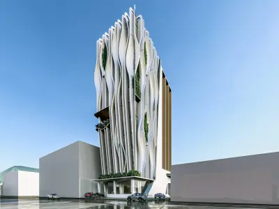 High-Rise Commercial Building 3D model
