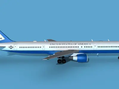 Boeing C-32A Air Force 2 3D model