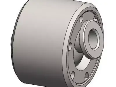 58 Extreme Off Road Ball Joint Weld-On Housing Free 3D model