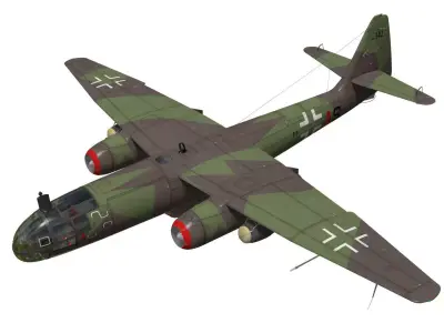 Arado Ar234 B-2 Blitz 3D model