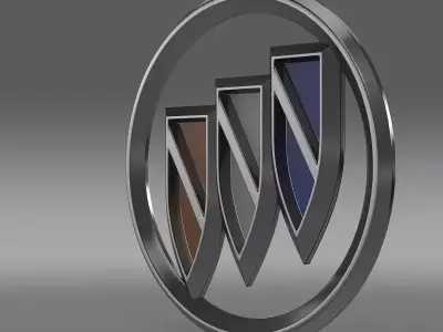 Buick2 logo 3D model