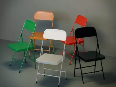 bar chair Low-poly 3D model order
