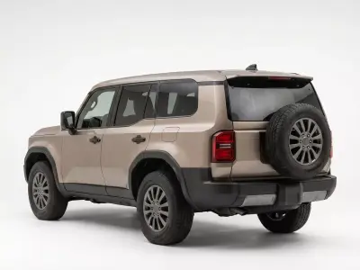 Modern 2024 Toyota Land Cruiser J250 SUV Low-poly 3D model