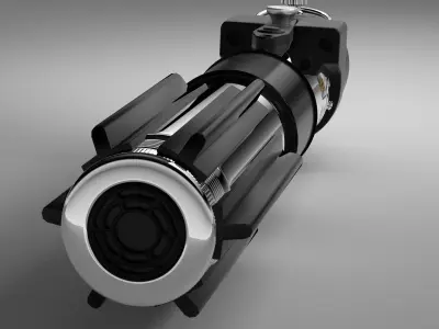 Darth Vader Lightsaber ANH Style 3D model