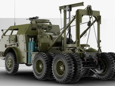 M25 M26 Tank Transporter - Dragon Wagon Highpoly 3D model