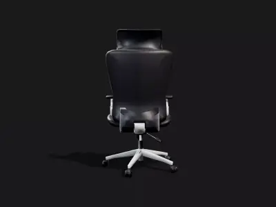 Ergonomic office chair Free low-poly 3D model