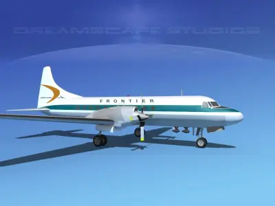 Convair CV-580 Frontier 1 3D model