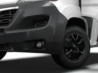 Opel Movano Van L2H2 HQ Interior 2023 3D model