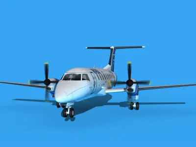 Embraer EMB120 Rio Sul 3D model