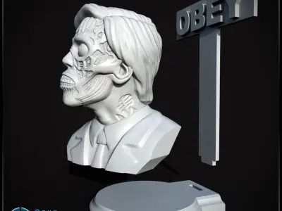 They Live Bust Pose 2 - 3D print model purchase