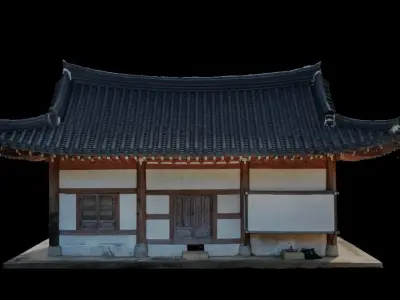  Korea Historic house 3D model