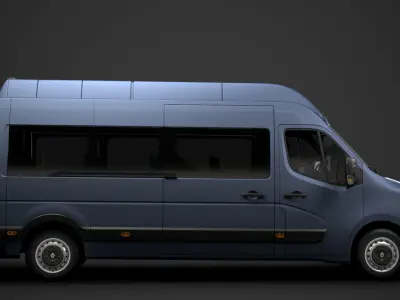 Renault Master L3H3 Minibus 2020 3D model