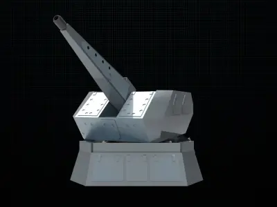 Rheinmetall Oerlikon Millennium Gun 3D model