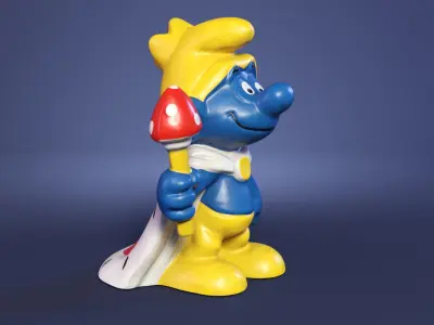 Smurf King 3D model