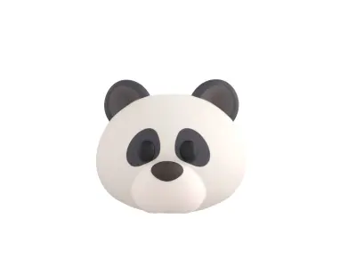 Prop146 Panda Head 3D model