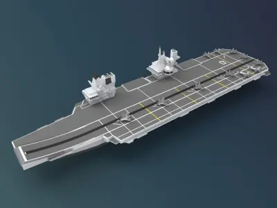 HMS Queen Elizabeth R08 3D model