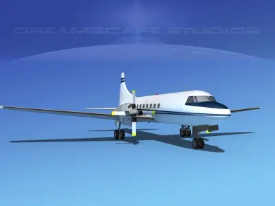 Convair CV-580 Corporate 11 3D model
