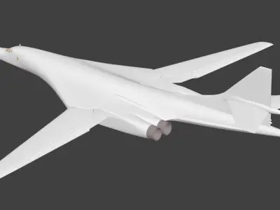 tu-160 3D print model