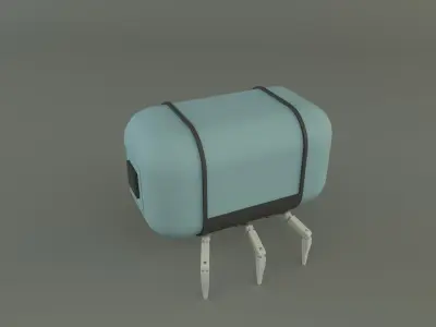 spacecraft transport cabin 3D model