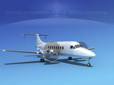 Beechcraft 1900D SS 3D model