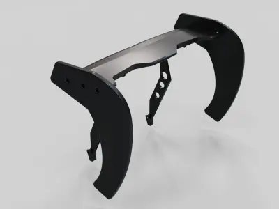 spoiler rear auto garage tuning 3D model