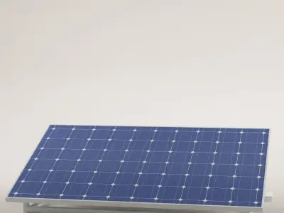 Solar panel 01 3D model