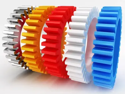 Gear 3d model 3D model