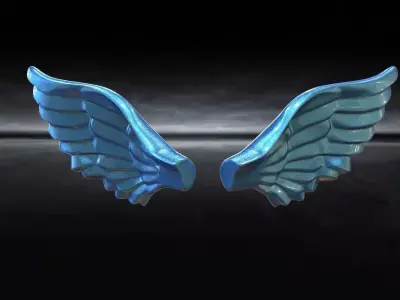 Wing angel wings Free 3D model